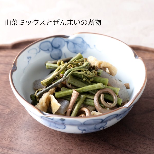 国産天然山菜 味付山菜ミックス100g×4袋 調理不要ですぐに食べられます 山形産(sweetpool gardenさん)のメインイメージ